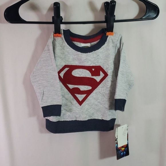 Other - Superman Baby Sweatshirt 3-6 Months (AE)
